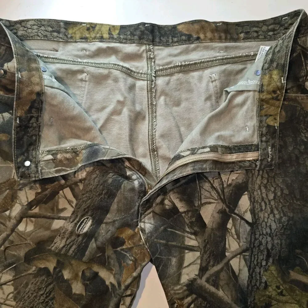 Wrangler Camo Camouflage Jeans Pants Size 44x30 AP Real Tree